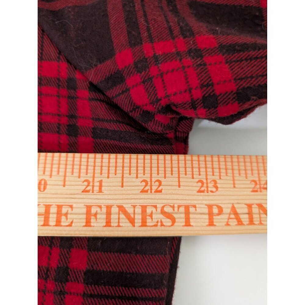 Vintage 70s Sears FieldMaster Plaid Shirt Mens Size Large Red Quilted Lining - Picture 12 of 13